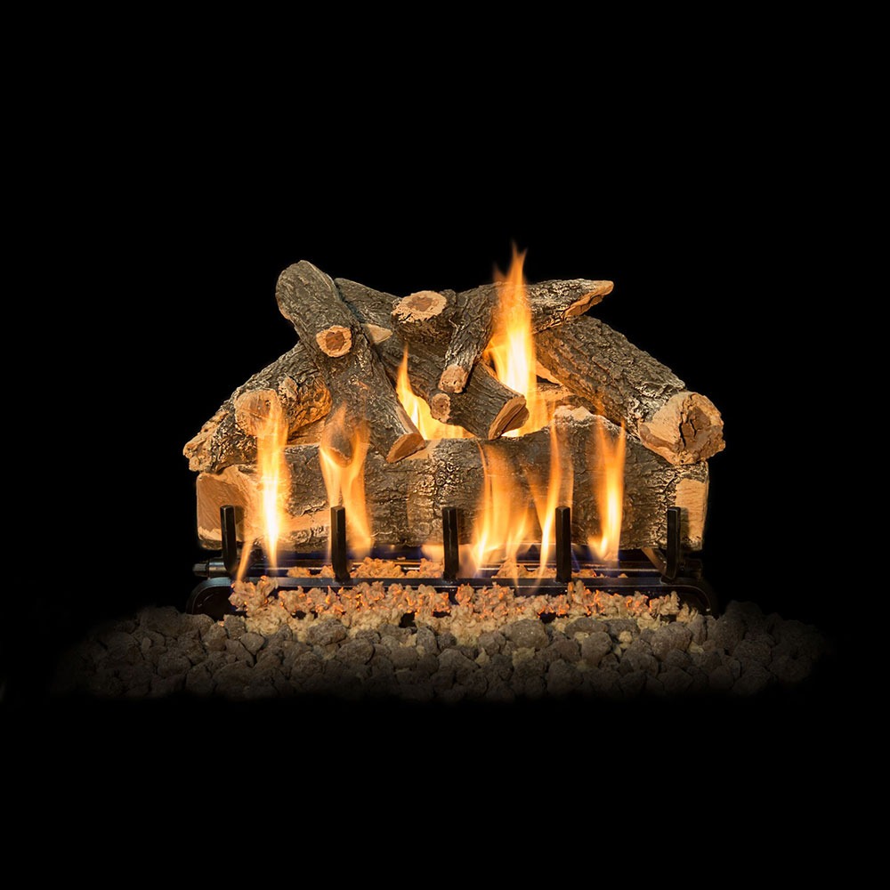 image of a gas log sets